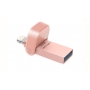 USB 3.1 32GB A-DATA  AI920 i-Memory, USB 3.1/Lightning розовая